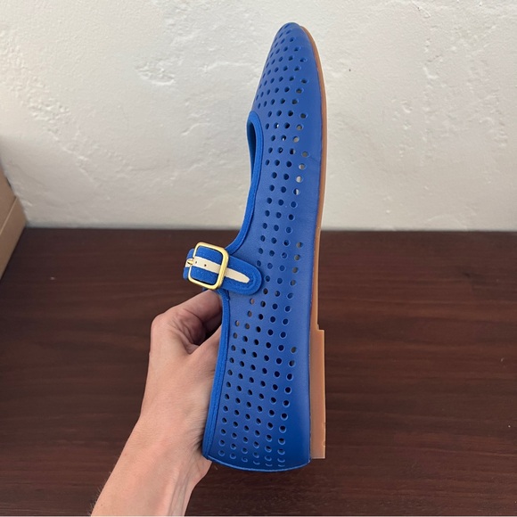 *Rare* NIB Charlotte Stone Raleigh Mary Jane Ballet Flats * Royal Blue * 10 - Picture 7 of 13